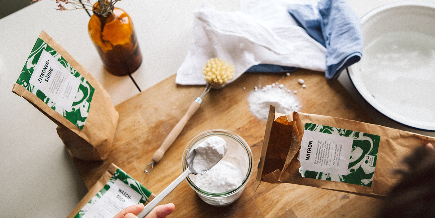 DIY Reinigungsmittel - 5 Grundbausteine und Rezepte