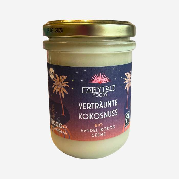 Fairytale Bio Nusscreme Verträumte Kokosnuss-Mandel (200g) mit