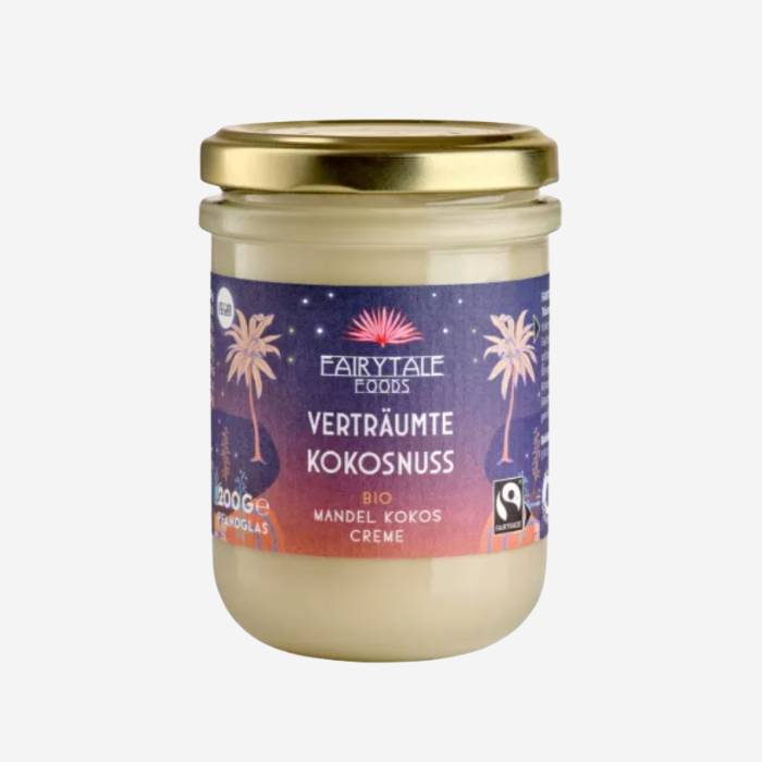 Fairytale Bio Nusscreme Verträumte Kokosnuss-Mandel (200g) mit