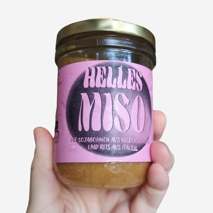 Various Miso in a returnable glass jar 200g, regional, organic