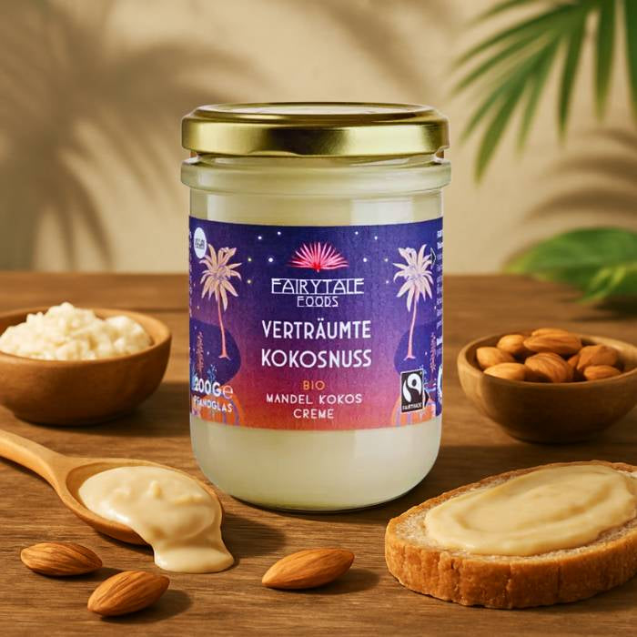 Fairytale Bio Nusscreme Verträumte Kokosnuss-Mandel (200g) mit