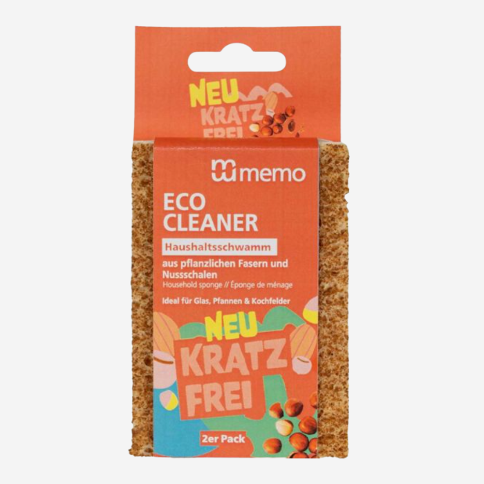 Spülschwämme mit Naturfasern, 2er Pack