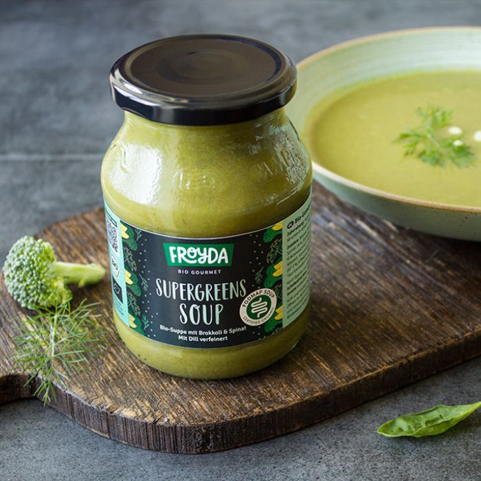 Organic ready meals in returnable glass jars from Froyda in Berlin