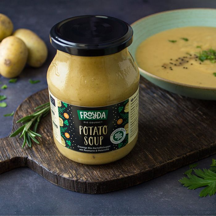 Organic ready meals in returnable glass jars from Froyda in Berlin