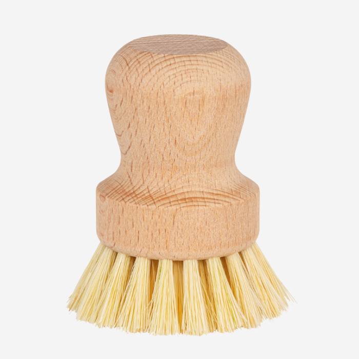 wooden pot brush