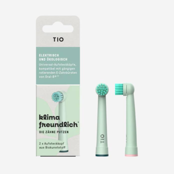 Tiomatik – nachhaltige Aufsteckköpfe für Oral-B-Zahnbürsten