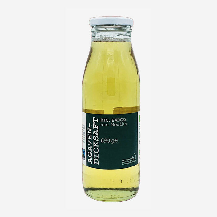 Organic Agave Syrup 690g in the returnable bottle