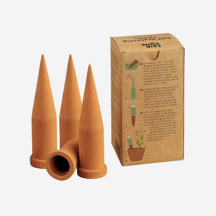 Self-watering pots "Hydro Spikes" set of 4