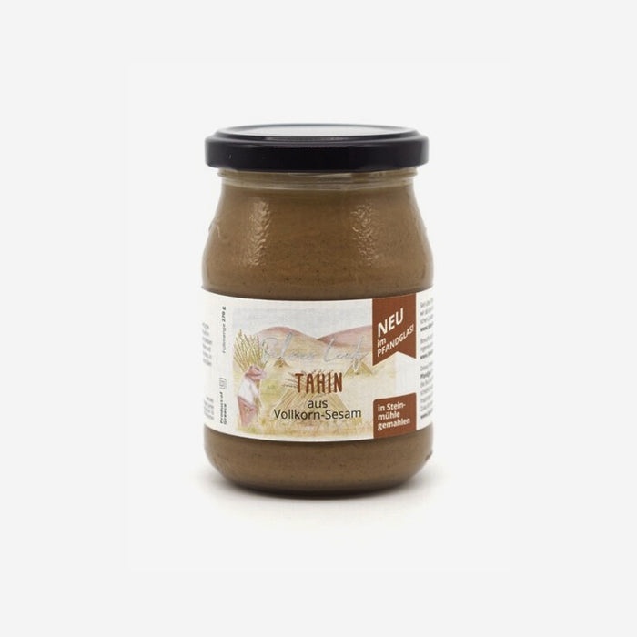 Organic Tahini 270g in a returnable glass jar