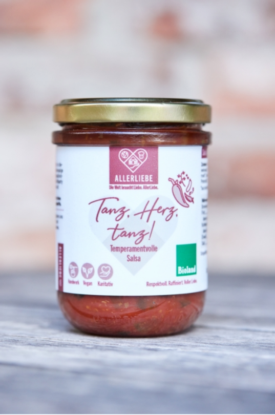 ALLER LIEBE Bio Saucen und Chutneys im Pfandglas