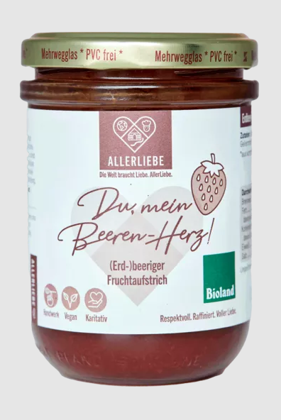 ALLER LIEBE fruit spreads in BIOLAND quality