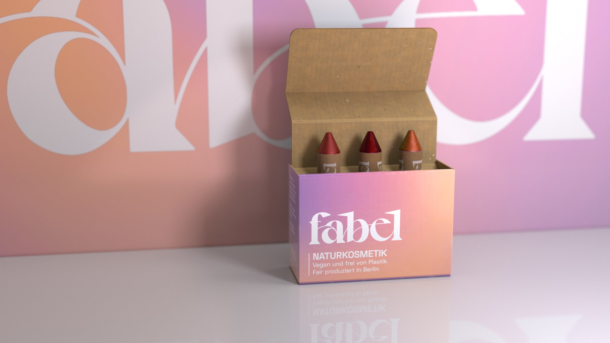 Fabelstifte-3er Set - Naturkosmetik Schminkstift (vegan) von Fabel