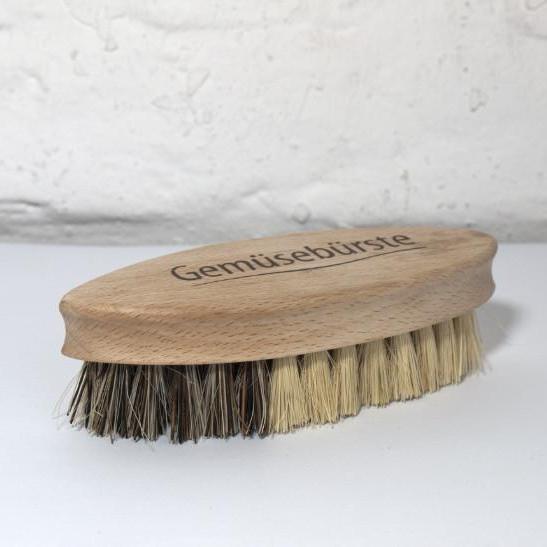 Zero Waste Gemüsebürste Plastikfreie Küche Müllfrei Naturborsten