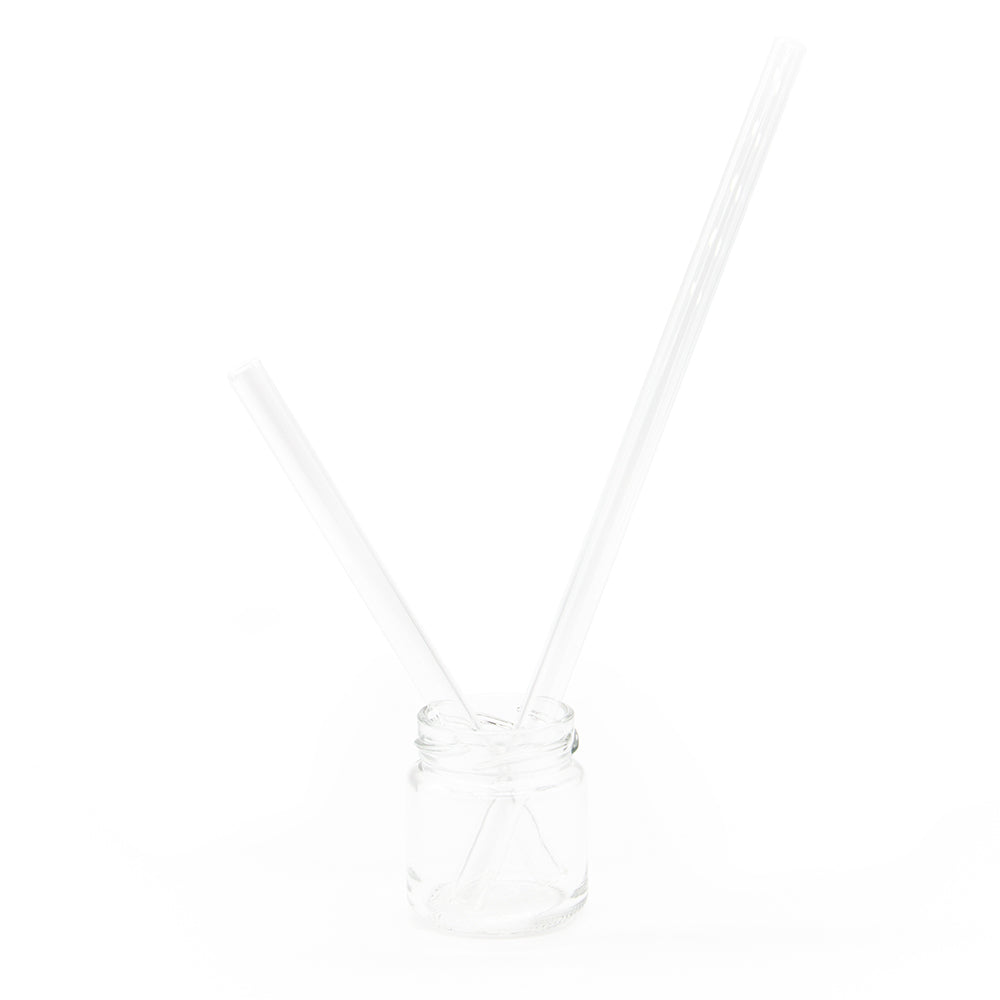 Strohhalm aus Glas