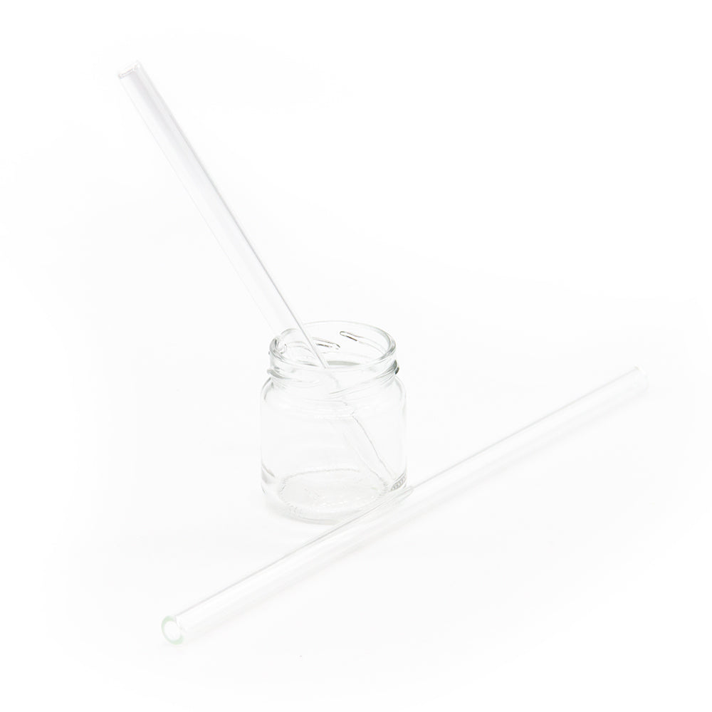 Strohhalm aus Glas