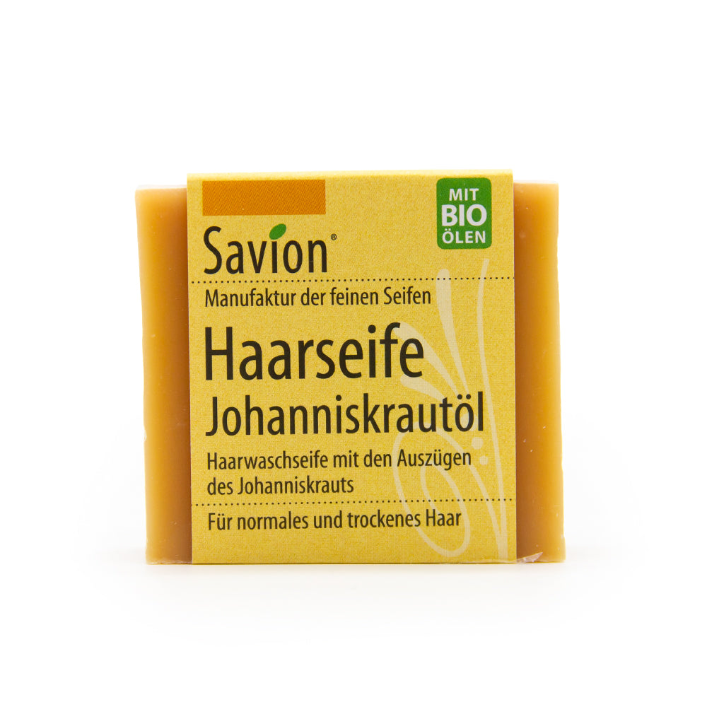 Haarseife Johanniskrautöl 85 g - alle Haartypen