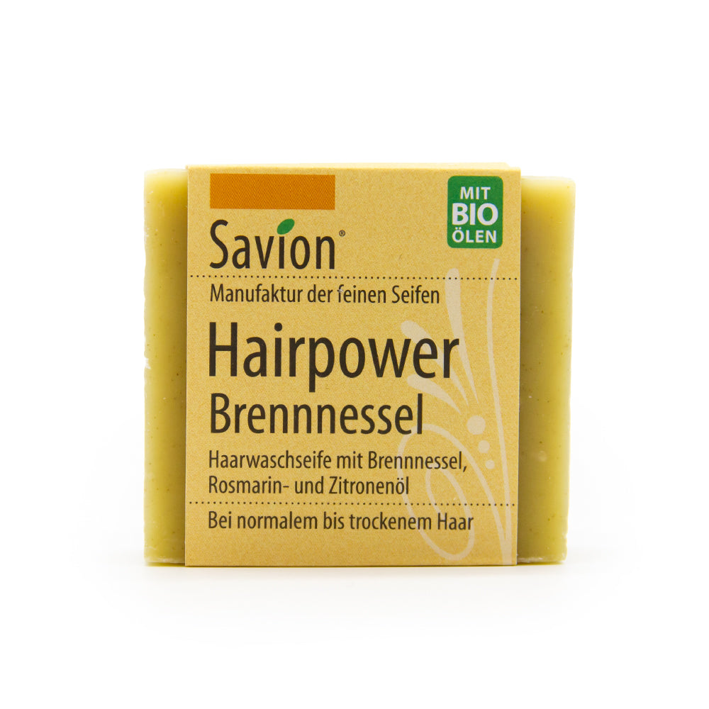 Haarseife Hairpower Brennnessel 85g - normales Haar