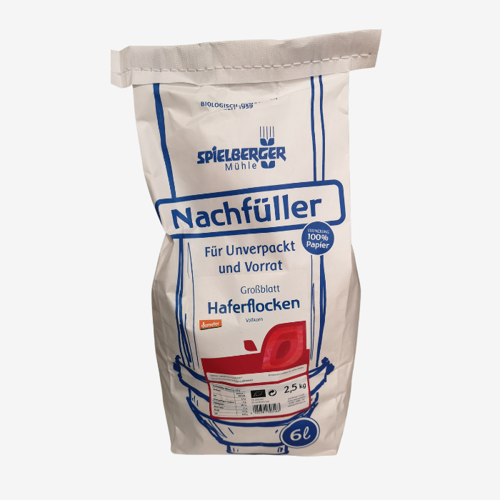 Bio-Haferflocken, demeter - 2,5kg Vorratspack