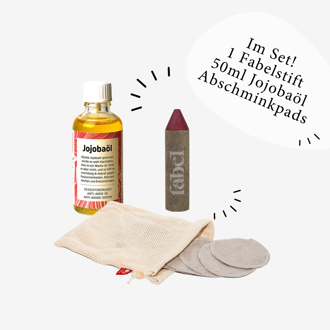 Abschminkset inkl. Schminkstift (vegan)- FABEL - dekorative Naturkosmetik