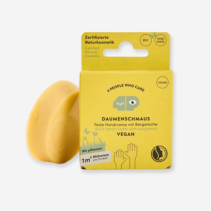 Feste vegane Handcreme "Daumenschmaus" 30g