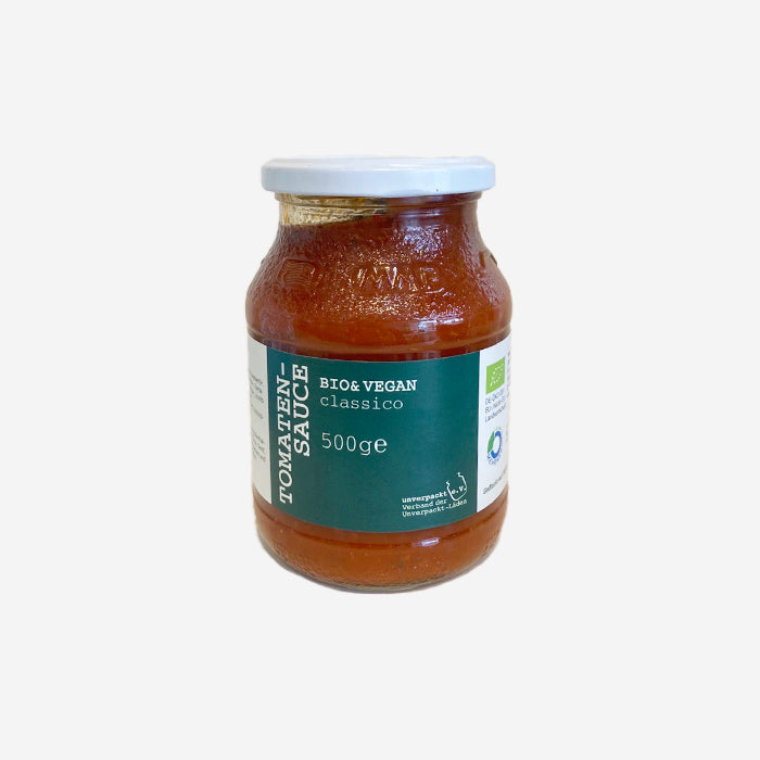 Bio Tomatensauce 500g im Pfandglas