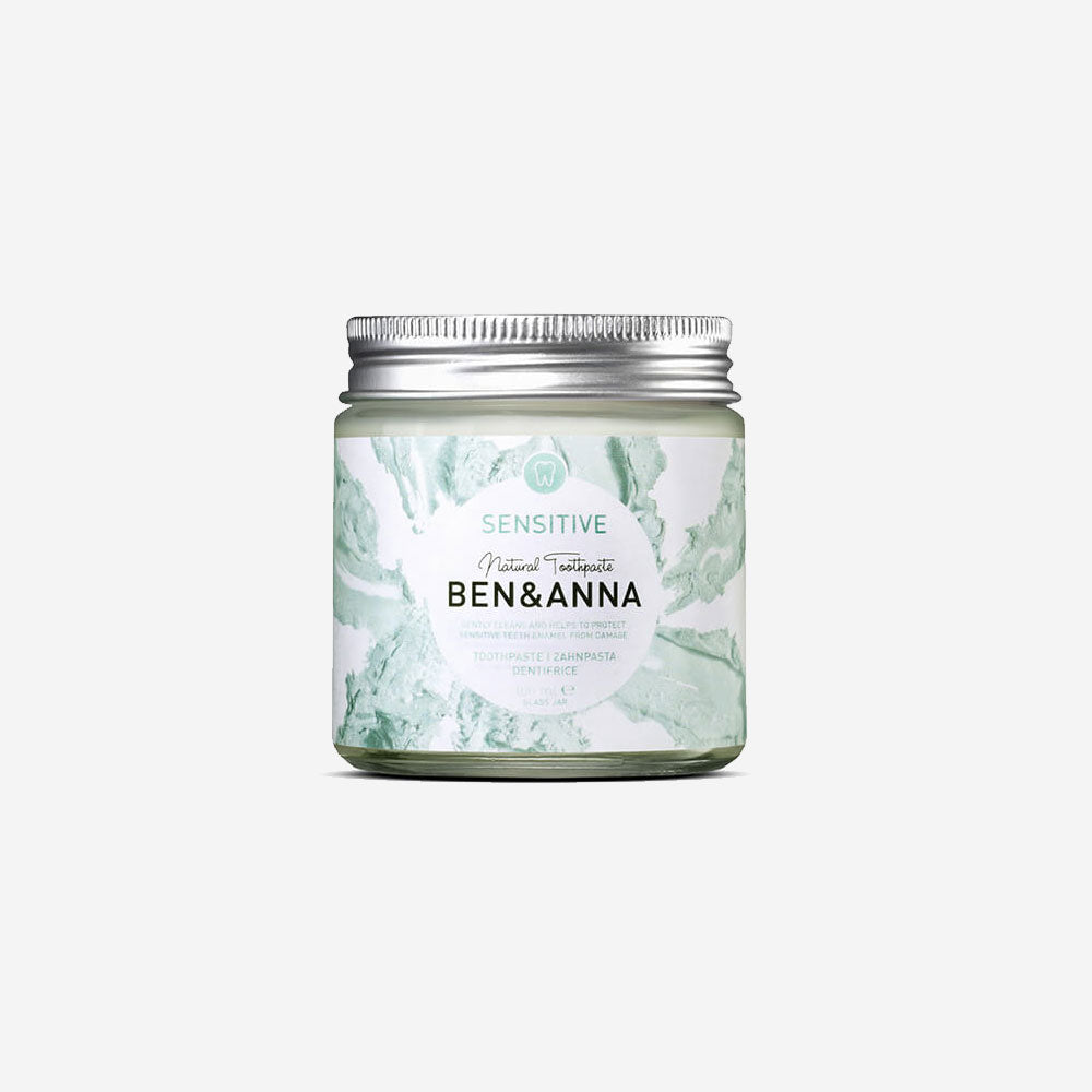 Zahnpasta im Glas - verschied. Sorten