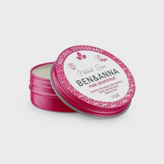 Ben & Anna deodorant cream in 45g tin - various varieties