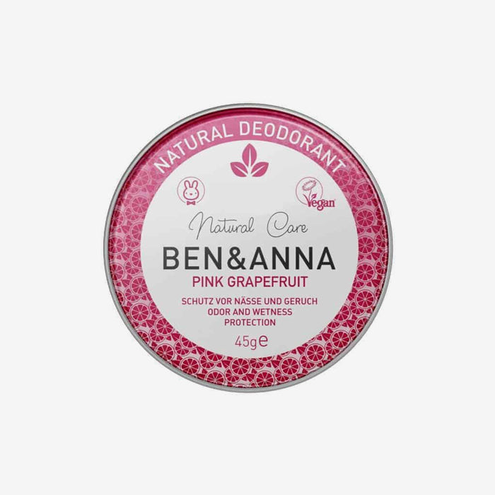 Ben & Anna deodorant cream in 45g tin - various varieties