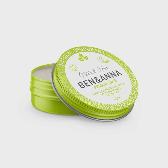 Ben & Anna deodorant cream in 45g tin - various varieties