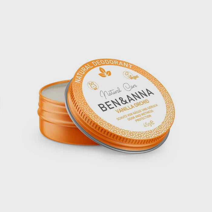 Ben & Anna deodorant cream in 45g tin - various varieties