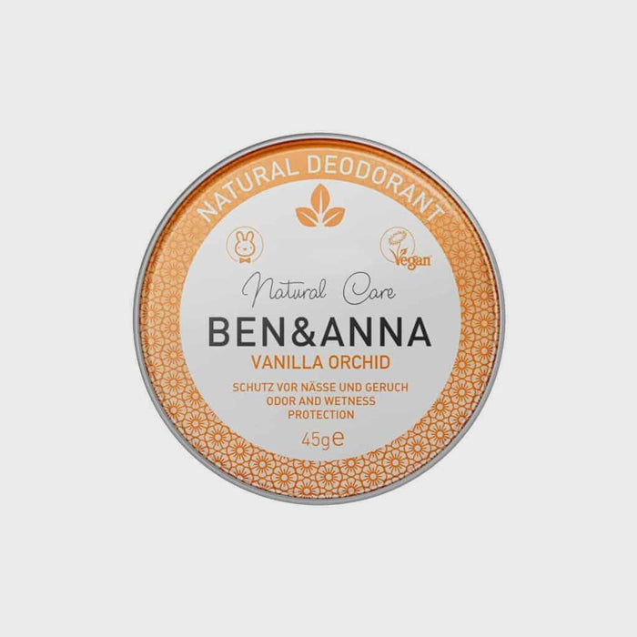 Ben & Anna deodorant cream in 45g tin - various varieties