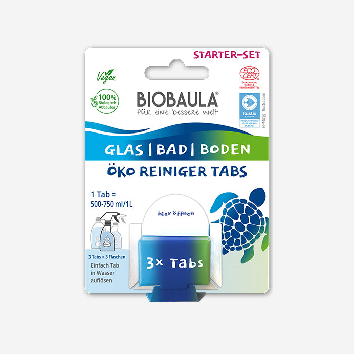 Eco Cleaning Tabs: Starter Set Glass, Bathroom, Floor