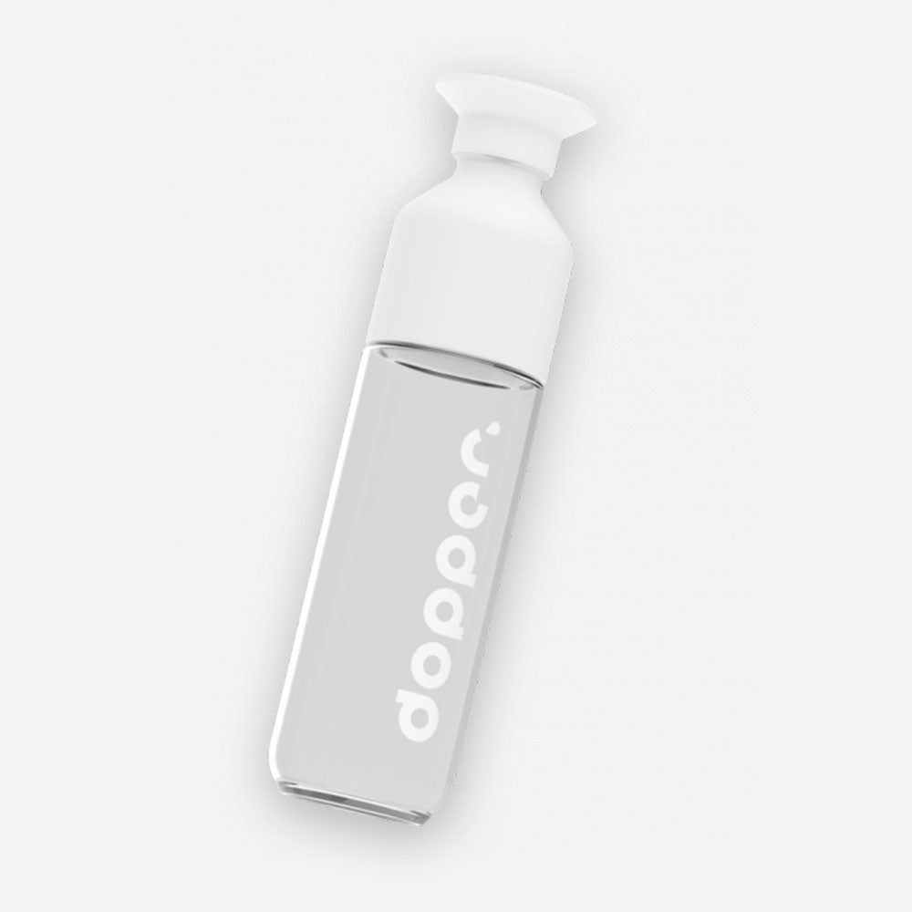 Glass drinking bottle from Dopper, 400ml