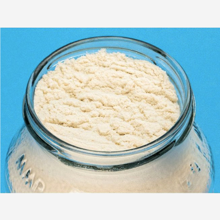 Organic oat drink powder 360g in a cardboard container