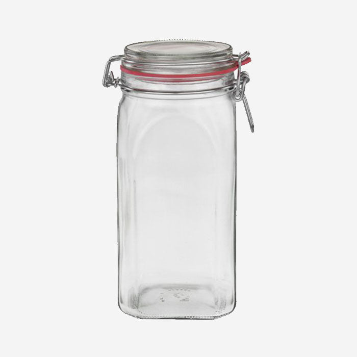 Bügelglas extragroß, 1550 ml vierkant