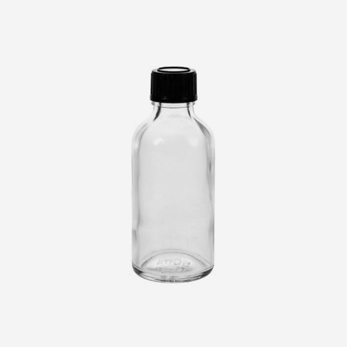 Glass bottle with/without spray attachment, 50 ml white
