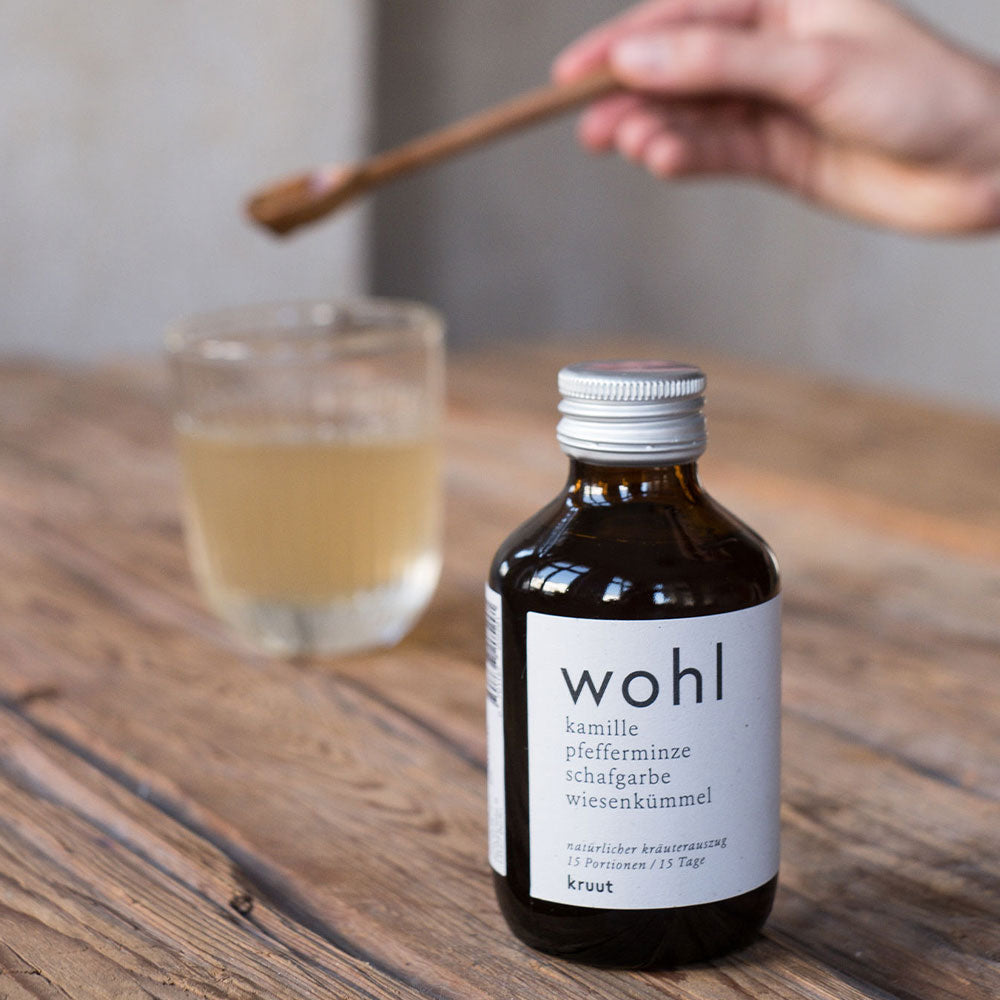 Natürliche Bio-Wildkräuterauszüge, 150ml – verschied. Varianten