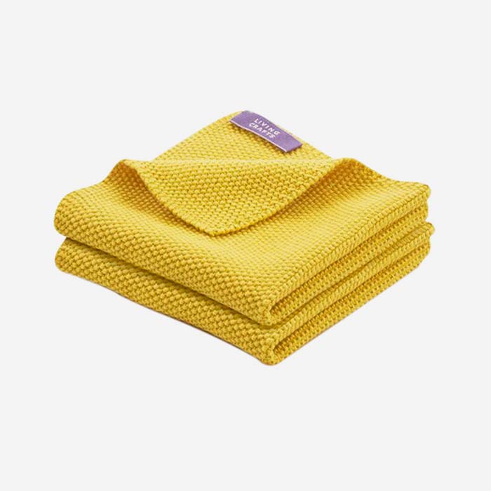 Living Crafts dishcloth "Juno" in a double pack - various colors
