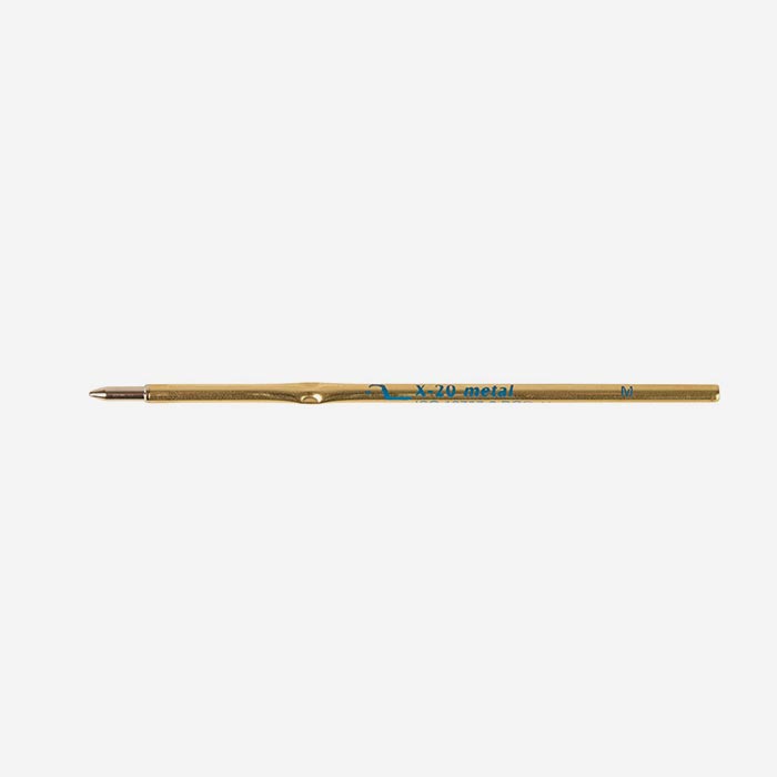 Refill for push-button ballpoint pen made of wood