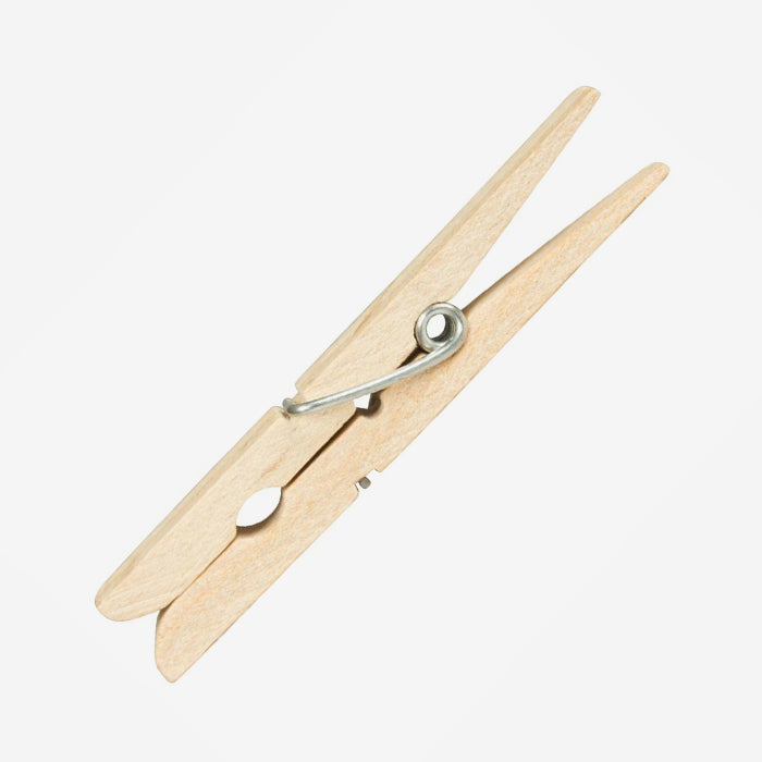 Wäscheklammern aus Buchenholz, 50 Stück