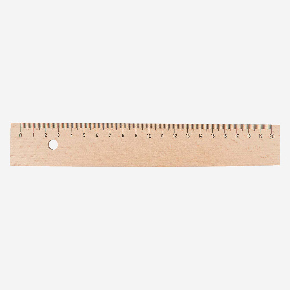 wooden ruler, various lengths