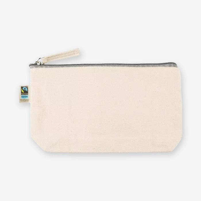 cosmetic bag made of organic cotton