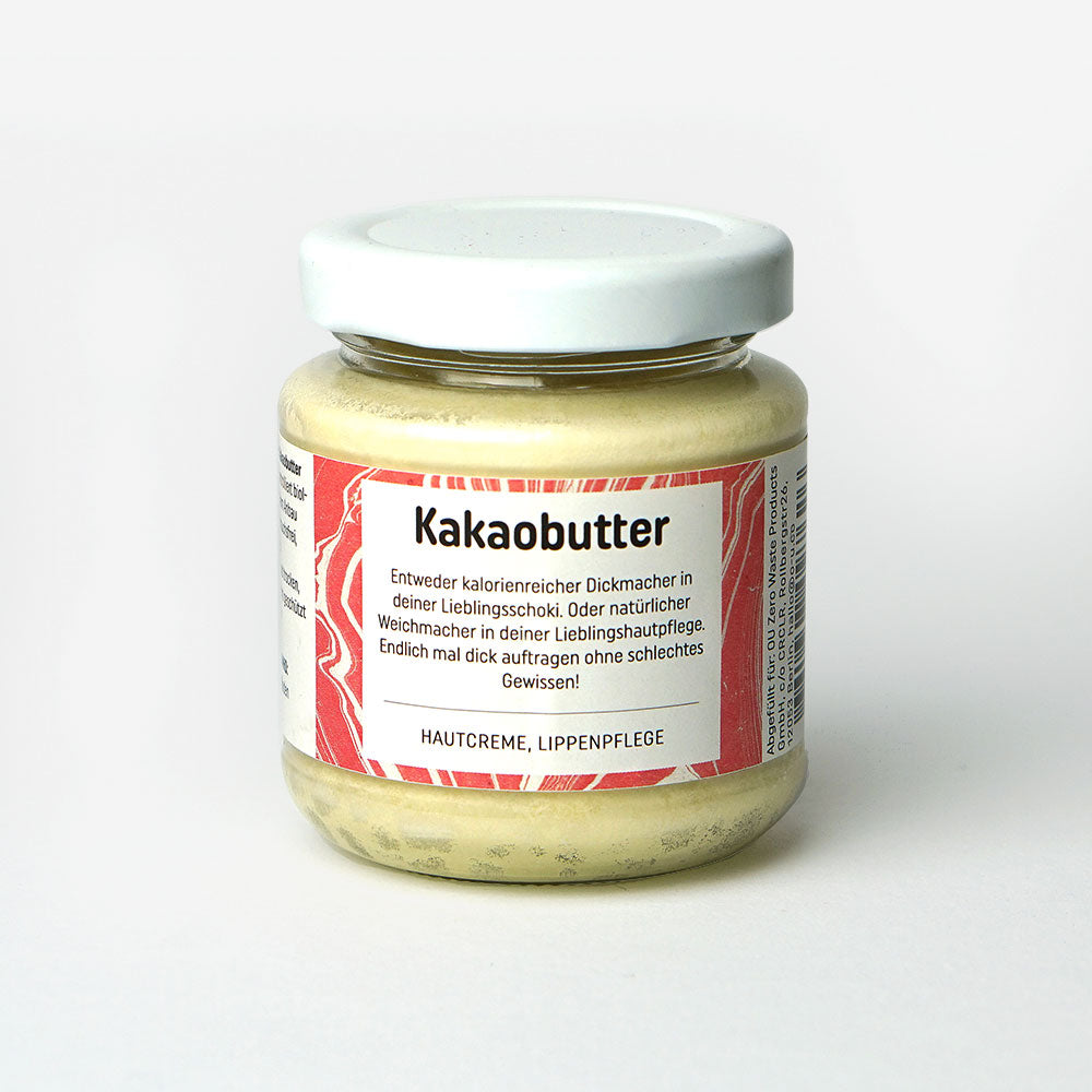kakaobutter aufbewahren OU Bio Kakaobutter im Pfandglas, 100g