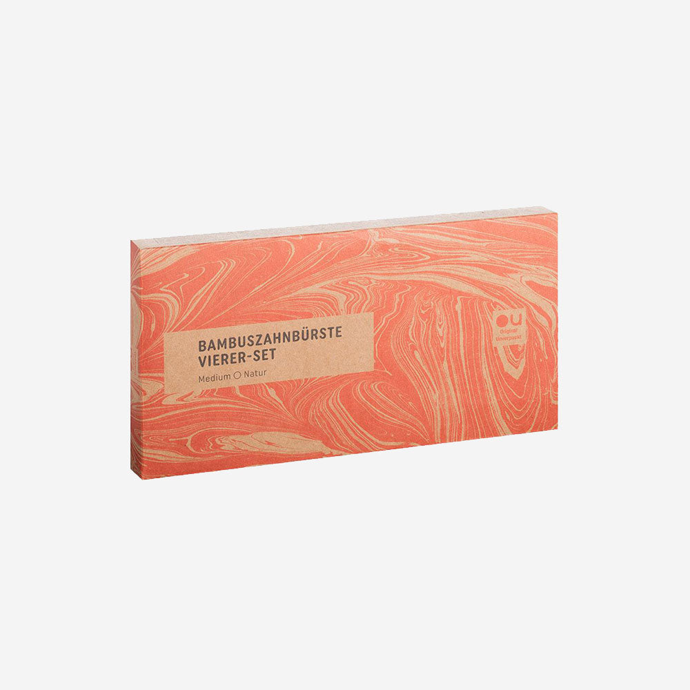 OU 4-er Pack Zahnbürsten medium