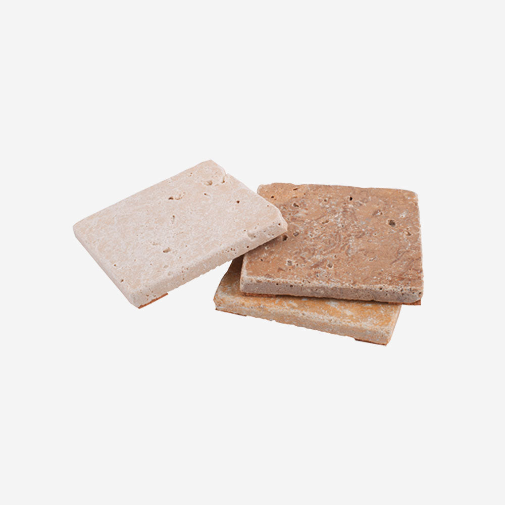 soap dish made of travertine