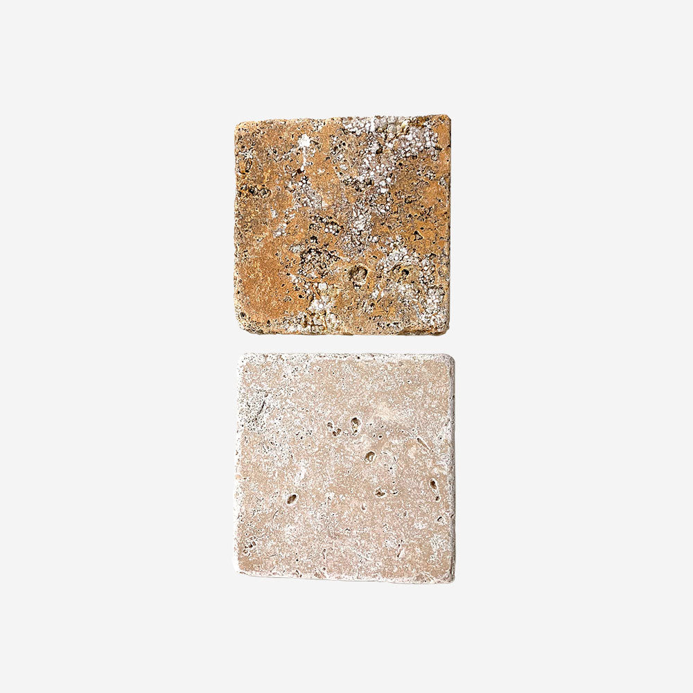 soap dish made of travertine