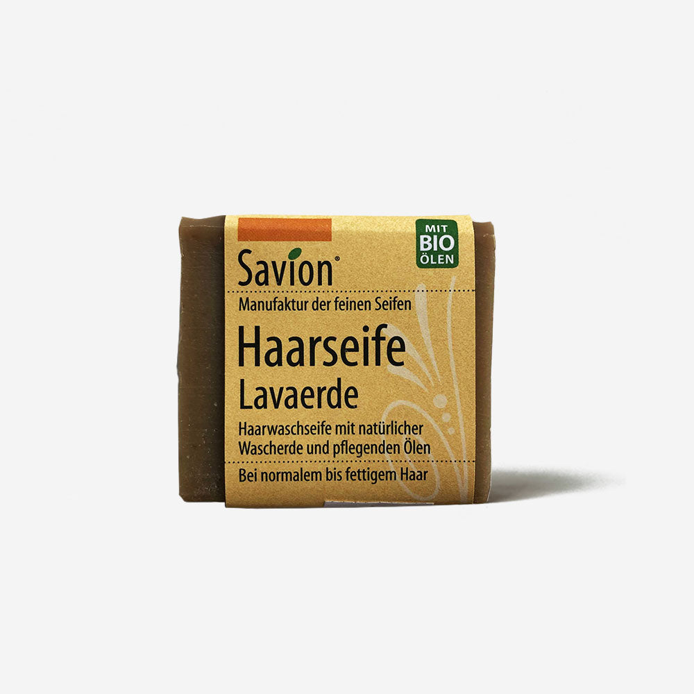 Haarseife Lavaerde 85 g- normales bis fettiges Haar