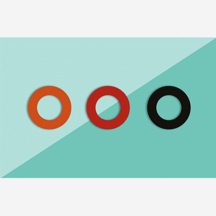 Soulbottle Ersatzgummis 3er Pack, versch. Farben