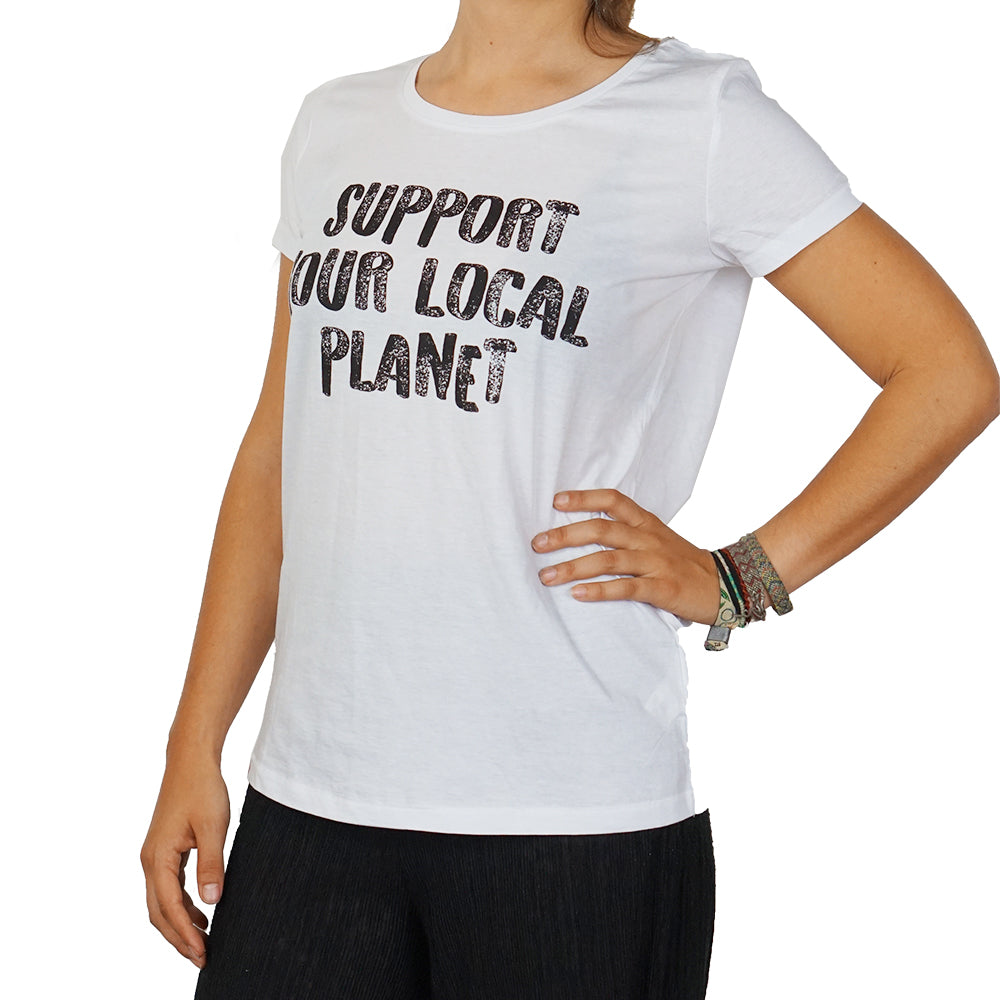 T-Shirt "Support your local planet"
