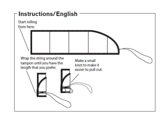 reusable tampons, 8 pcs Flower